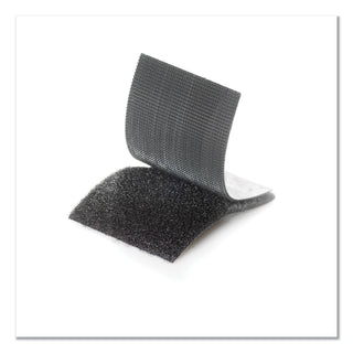 VELCRO® Industrial-Strength Heavy-Duty Fasteners, 2" x 4", Black, 2/Pack (VEK90199)