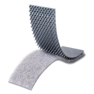 VELCRO® Heavy-Duty Fasteners, Extreme Outdoor Performance. 1" x 4", Titanium, 10/Pack (VEK90812)
