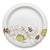 Dixie® Pathways Soak Proof Shield Heavyweight Paper Plates, WiseSize, 8.5" dia, Green/Burgundy, 500/Carton (DIXSXP9PATH)