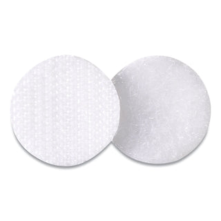 VELCRO® Sticky-Back Fasteners, Removable Adhesive, 0.75" dia, White, 200/Box (VEK91824)