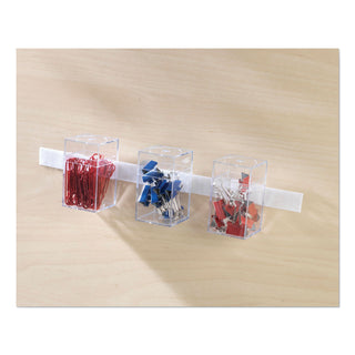 VELCRO® Sticky-Back Fasteners with Dispenser, Removable Adhesive, 0.75" x 5 ft, White (VEK90087)