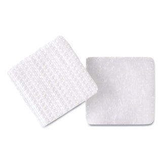 VELCRO® Sticky-Back Fasteners, Removable Adhesive, 0.88" x 0.88", White, 12/Pack (VEK90073)