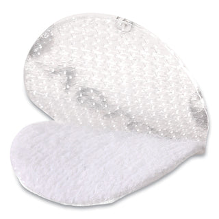 VELCRO® Sticky-Back Fasteners, Removable Adhesive, 0.63" dia, Clear, 75/Pack (VEK91302)