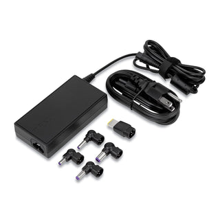 Targus® Semi-Slim Laptop Charger for Various Devices, 90W, Black (TRGAPA90US) (TRGAPA90US)