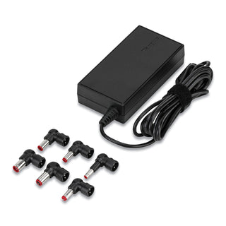 Targus® Semi-Slim Laptop Charger for Various Devices, 90W, Black (TRGAPA90US) (TRGAPA90US)
