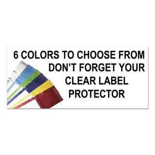 Tabbies® File Pocket Handles, 9.63 x 2, Dark Blue/White, 4/Sheet, 12 Sheets/Pack (TAB68807)