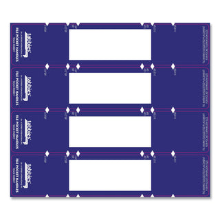 Tabbies® File Pocket Handles, 9.63 x 2, Dark Blue/White, 4/Sheet, 12 Sheets/Pack (TAB68807)