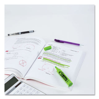 Avery® HI-LITER Desk-Style Highlighters, Chisel Tip, Fluorescent Green, Dozen (AVE24020)