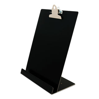 Saunders Free Standing Clipboard and Tablet Stand, 1" Clip Capacity, Holds 8.5 x 11, Black (SAU22521)