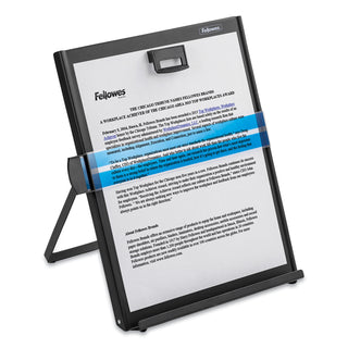 Fellowes® Metal Copyholder, 200 Sheet Capacity, Steel, Black (FEL11053)