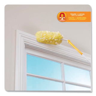 Swiffer® Heavy Duty Duster Starter Kit, Handle Extends to 3 ft, 1 Handle with 12 Duster Refills (PGC77300)