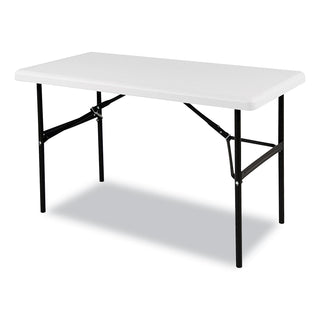Iceberg IndestrucTables Too 1200 Series Folding Table, 48w x 24d x 29h, Platinum (ICE65203)