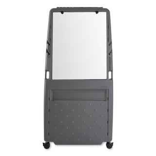 Iceberg Presentation Flipchart Easel With Dry Erase Surface, Resin, 33w x 28d x 73h, Charcoal (ICE30237)