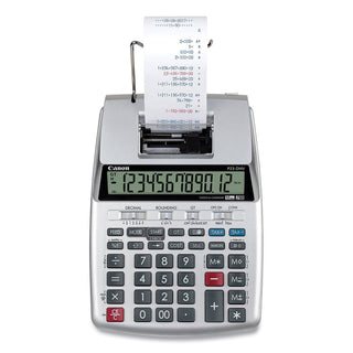 Canon® 12-Digit Printing Calculator, 6-2/5"Wx9-1/10"Lx2-1/5"H, Silver (CNM2279C001) (CNMP23DHV3)