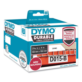 DYMO® LW Durable Multi-Purpose Labels, 2.31" x 4", White, 300/Roll (DYM1933088EA) (DYM24403838)