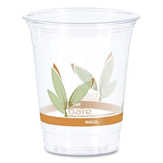Dart® Bare Eco-Forward RPET Cold Cups, 12-14 oz, Clear, 50/Pack, 1000/Carton (DRCRTP12BARECT)