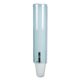 San Jamar® Large Pull-Type Water Cup Dispenser, Translucent Blue (C3260TBL)