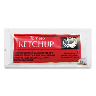 Vistar Condiment Packets, Ketchup, 0.25 oz Packet, 200/Carton (VST80002)