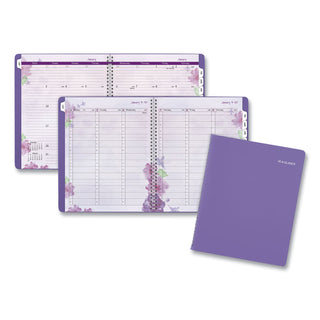 AT-A-GLANCE® Beautiful Day Weekly/Monthly Planner, Vertical-Column Format, 11 x 8.5, Purple Cover, 13-Month: Jan 2025 to Jan 2026 (AAG938P905)