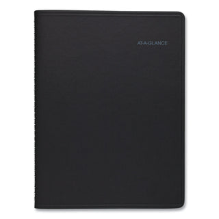 AT-A-GLANCE® QuickNotes Weekly/Monthly Planner, 10 x 8, Black Cover, 12-Month (July to June): 2024 to 2025 (AAG761105)