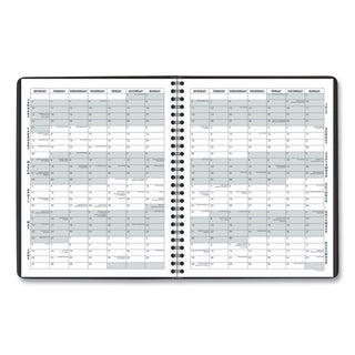 AT-A-GLANCE® Monthly Planner, 8.75 x 7, Black Cover, 12-Month (Jan to Dec): 2025 (AAG7012005)