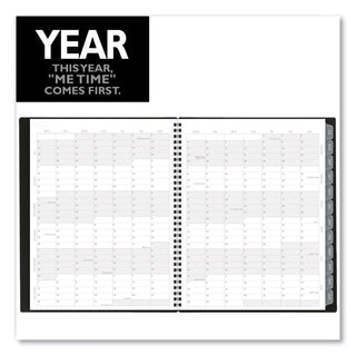 AT-A-GLANCE® Elevation Academic Weekly/Monthly Planner, 11 x 8.5, Black Cover, 12-Month (July to June): 2024 to 2025 (AAG75959P05)
