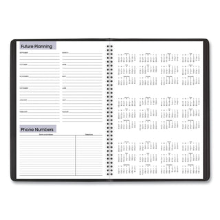AT-A-GLANCE® DayMinder Monthly Planner, Academic Year, Ruled Blocks, 12 x 8, Black Cover, 14-Month (July to Aug): 2024 to 2025 (AAGAY200)