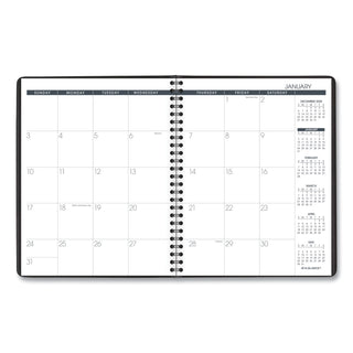 AT-A-GLANCE® Monthly Planner, 8.75 x 7, Black Cover, 12-Month (Jan to Dec): 2025 (AAG7012005)