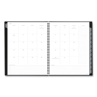 AT-A-GLANCE® Elevation Academic Weekly/Monthly Planner, 11 x 8.5, Black Cover, 12-Month (July to June): 2024 to 2025 (AAG75959P05)