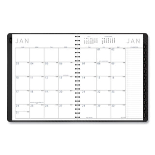 AT-A-GLANCE® Contemporary Weekly/Monthly Planner, Vertical-Column Format, 11 x 8.25, Graphite Cover, 12-Month (Jan to Dec): 2026 (AAG70950X45)