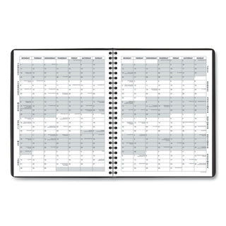 AT-A-GLANCE® Monthly Planner, 8.75 x 7, Black Cover, 12-Month (Jan to Dec): 2025 (AAG7012005)