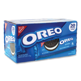 Nabisco® Oreo Cookies Single Serve Packs, Chocolate, 2 oz Pack, 30/Box (GRR22000421)