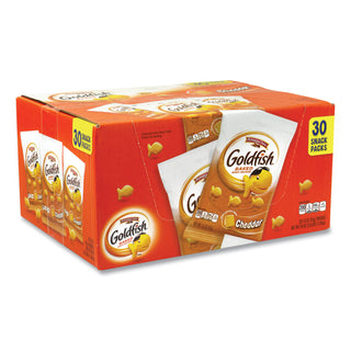 Pepperidge Farm® Goldfish Crackers, Cheddar, 1.5 oz Bag, 30 Bags/Box (GRR22000493)