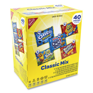 Nabisco® Cookie and Cracker Classic Mix, Assorted Flavors, 1 oz Pack, 40 Packs/Box (GRR22000086)