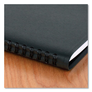 AT-A-GLANCE® Weekly Vertical-Column Appointment Book Ruled for Hourly Appointments, 8.75 x 7, Black Cover, 13-Month: Jan 2025 to Jan 2026 (AAG7086505)