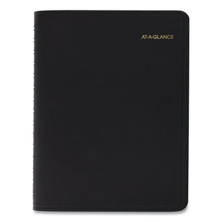 AT-A-GLANCE® Four-Person Group Daily Appointment Book, 11 x 8, Black Cover, 12-Month (Jan to Dec): 2025 (AAG7082205)