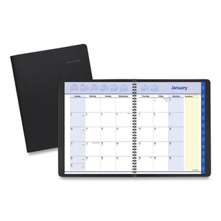 AT-A-GLANCE® QuickNotes Monthly Planner, 11 x 8.25, Black Cover, 12-Month (Jan to Dec): 2025 (AAG760605)