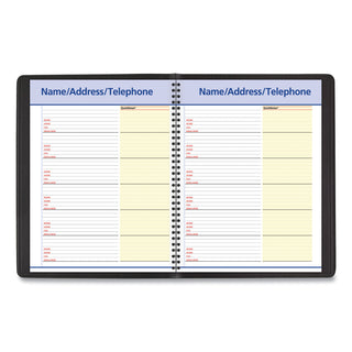 AT-A-GLANCE® QuickNotes Monthly Planner, 11 x 8.25, Black Cover, 12-Month (Jan to Dec): 2025 (AAG760605)