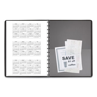 AT-A-GLANCE® Four-Person Group Daily Appointment Book, 11 x 8, Black Cover, 12-Month (Jan to Dec): 2025 (AAG7082205)