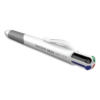 Papermate® InkJoy Quatro Multi-Function Ballpoint Pen, Retractable, Medium 1mm, Assorted Business/Fashion Ink Colors, White Barrel, 3/PK (PAP1832419PK) (PAP1832419PK)