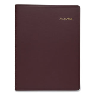 AT-A-GLANCE® Weekly Appointment Book, 11 x 8.25, Winestone Cover, 13-Month: Jan 2025 to Jan 2026 (AAG7095050)