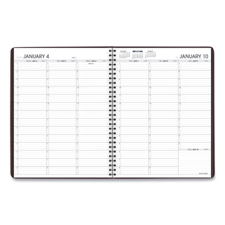 AT-A-GLANCE® Weekly Appointment Book, 11 x 8.25, Winestone Cover, 13-Month: Jan 2025 to Jan 2026 (AAG7095050)