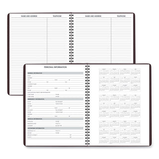 AT-A-GLANCE® Weekly Appointment Book, 11 x 8.25, Winestone Cover, 13-Month: Jan 2025 to Jan 2026 (AAG7095050)