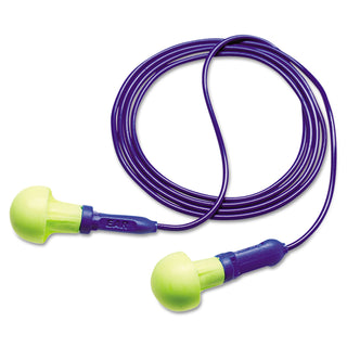 3M™ E-A-R™ Push-Ins Foam Earplug, Polyurethan, Blue/Yellow, Corded (MMM3181001)