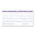 AT-A-GLANCE® Deluxe Three-Month Reference Wall Calendar, Horizontal Orientation, 24 x 12, White Sheets, 15-Month: Dec 2024 to Feb 2026 (AAGPM1428)