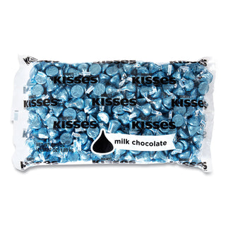 Hershey's® KISSES, Milk Chocolate, Blue Wrappers, 66.7 oz Bag (GRR24600053)