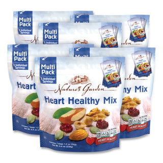 Nature's Garden Healthy Heart Mix, 1.2 oz Pouch, 7 Pouches/Pack, 6 Packs/Box (GRR29400006)