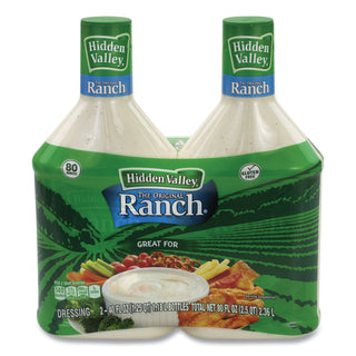 Hidden Valley® Original Ranch Dressing, 40 oz Bottle, 2 Bottles/Pack (GRR90000027)