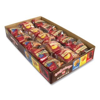 Otis Spunkmeyer® Muffins Variety Pack, Assorted Flavors, 4 oz Pack, 15 Packs/Box (GRR90000067)