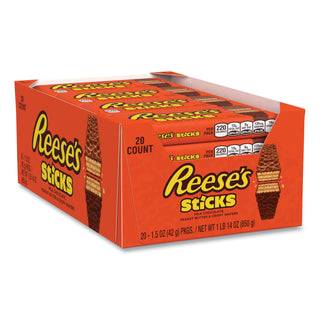 Reese's® STICKS Wafer Bar, 1.5 oz Bar, 20 Bars/Box (GRR24600183)